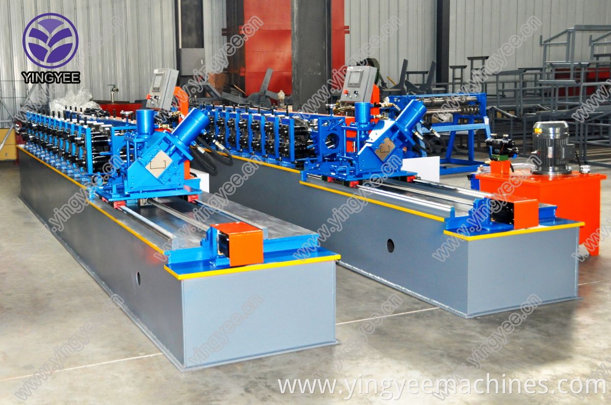 yingyee Steel Frame Making Machinery C Purlin Roll Forming Machine Producing Line for Sale